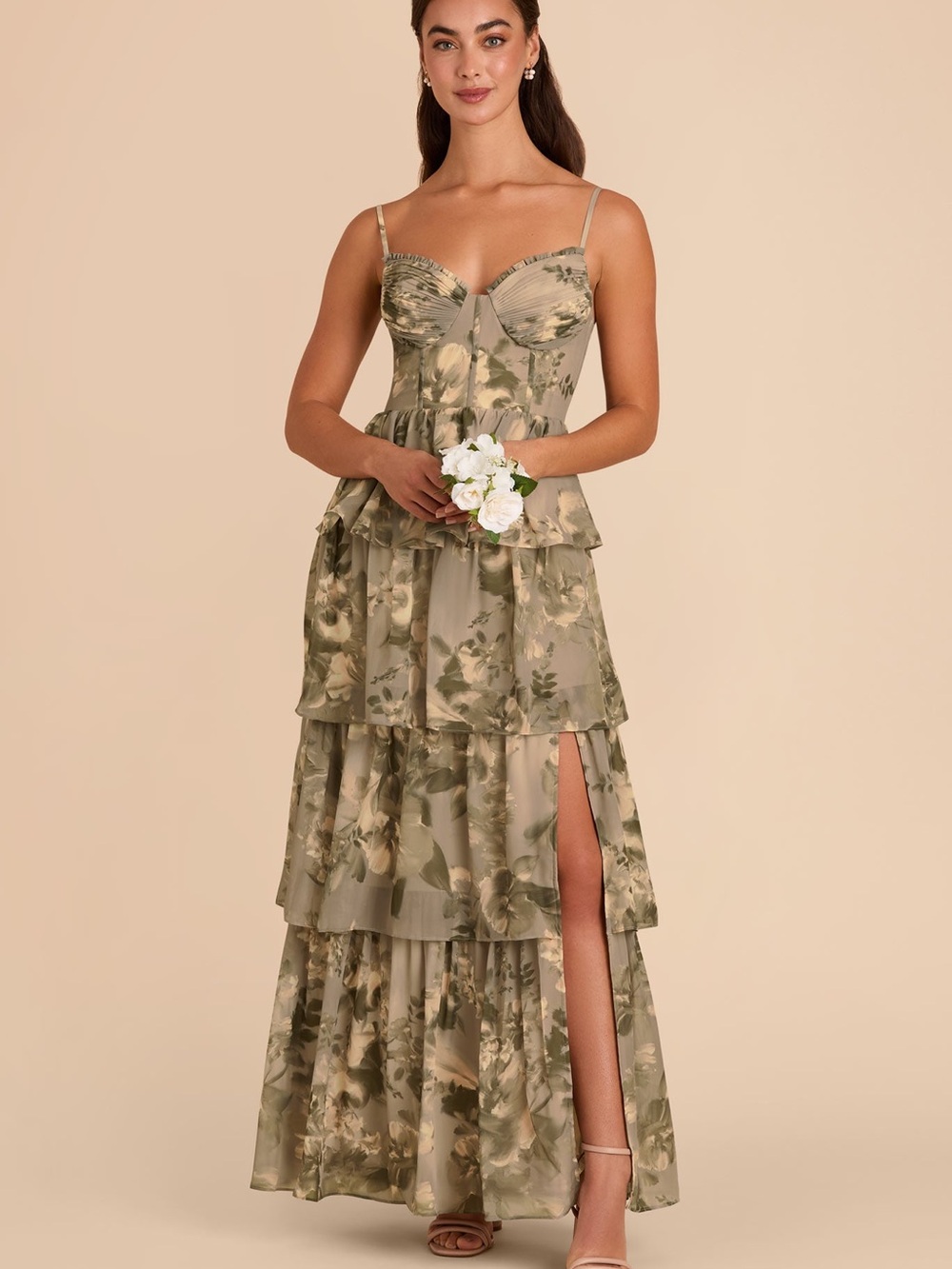 Birdy Grey Lola Dress in Doe Painted Botanics Print